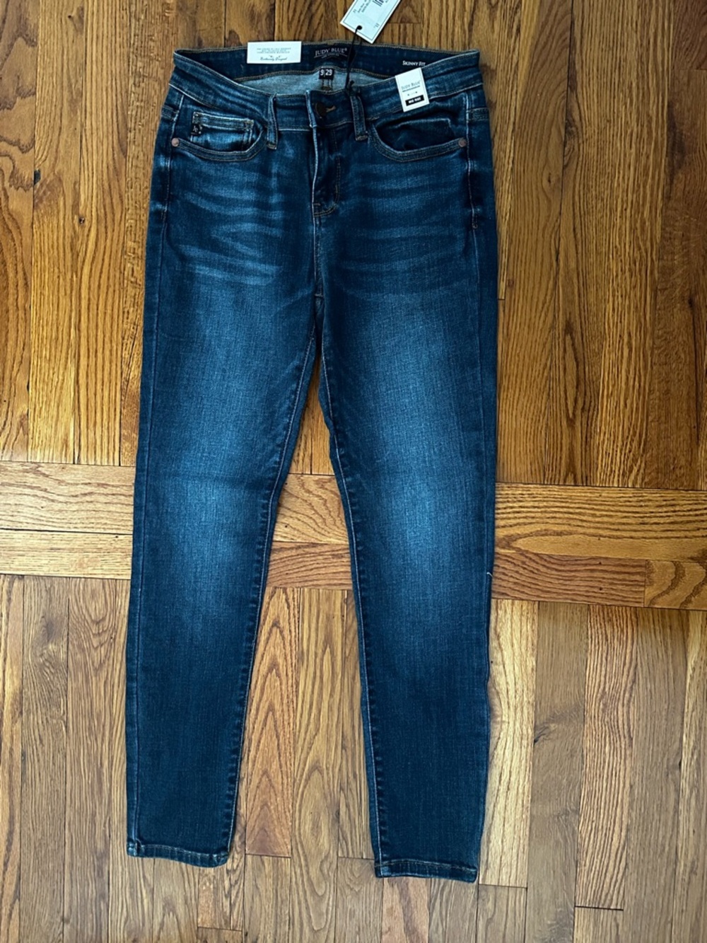 Judy Blue Dark Blue Skinny Jeans - Stretch Denim